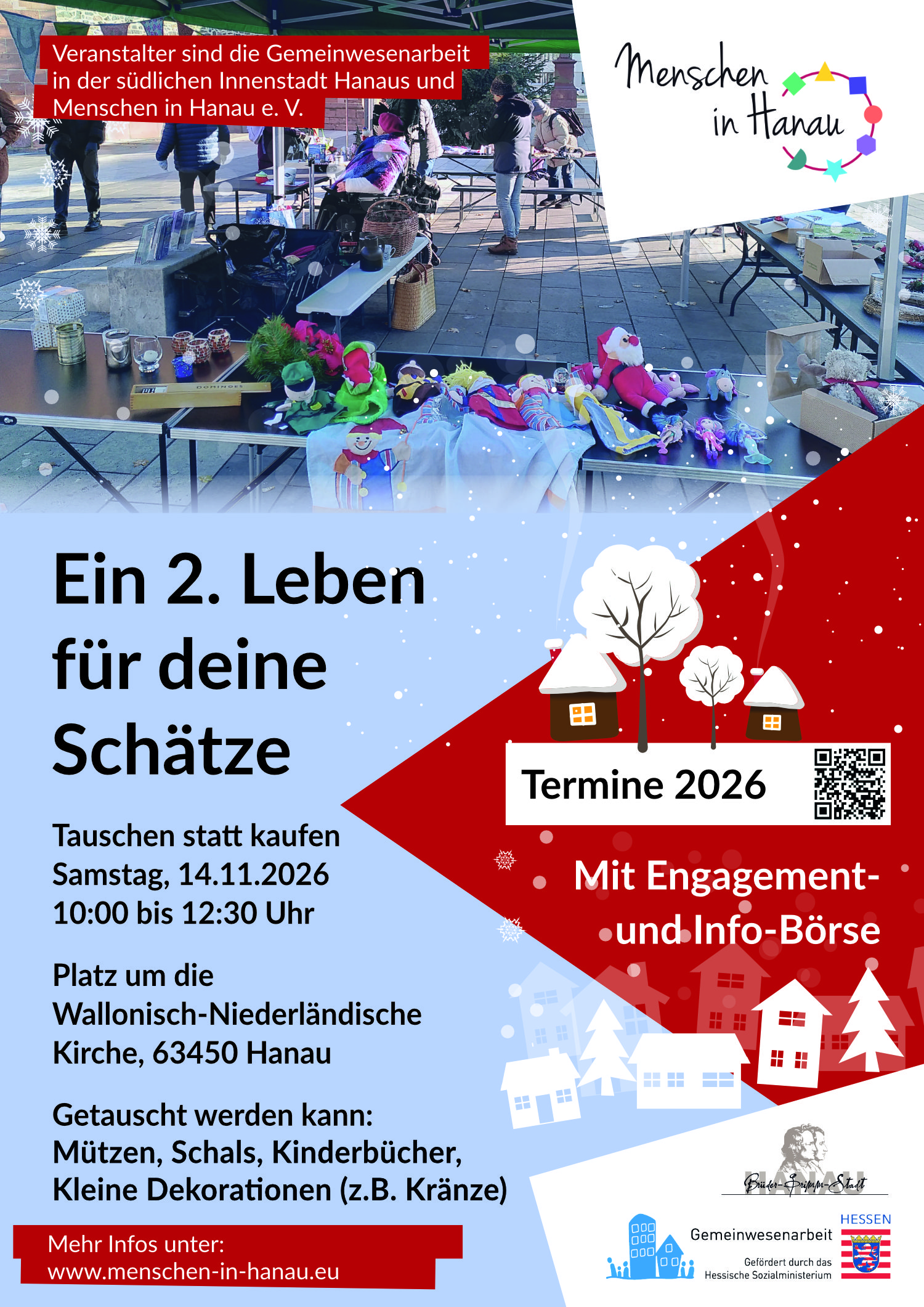Tauschmarkt Plakat November