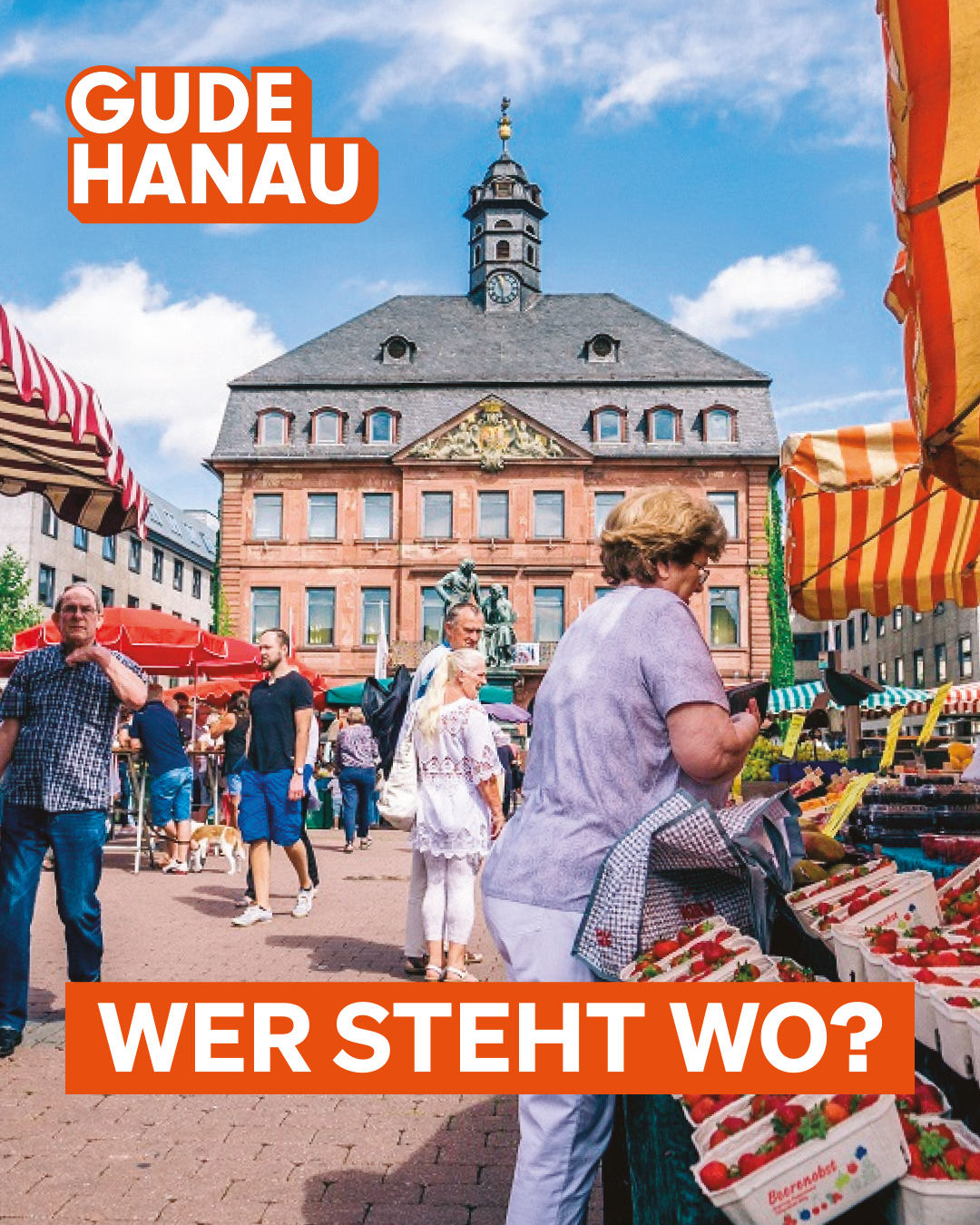 Hanauer Wochenmarkt zum Standplan